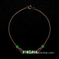 Pure Green Transparent Icy Jadeite Bracelet